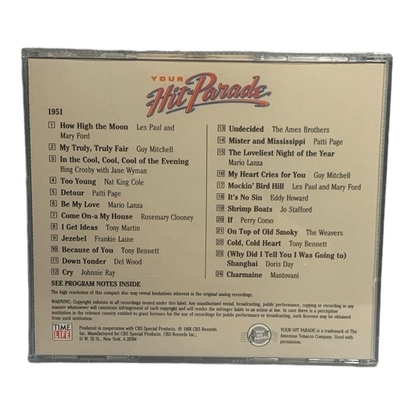 CD Your Hit Parade 1951 - Picture 3 of 3